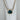 Teal Blue Sapphire Slider Pendant & Snake Chain (1.82ct) for purba