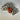 Antique Maxi Silver Chain Ring with Spessartine Garnet