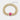 Mini Chain Ring with Hot Pink Tourmaline