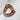Chunky Antique Chain Ring - Size UK P / US 7.5 - 8.45g