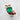 Vivid Emerald Chain Ring