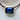 Blue / Green Sapphire & Vintage Chain