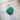 Antique Turquoise and Diamond Heart