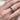 Asscher Cut Spinel Antique Chain Ring (midi)