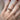Rose Gold Chain Ring - Size UK M / US 6.5