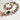 Antique Chain Bracelet // Green Tourmaline & Aquamarine