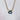 Teal Blue Sapphire Slider Pendant & Snake Chain (1.73ct)