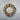Vintage Yellow Chain Ring (Fits UK K-L / US 5.5-6)