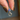 Antique Bolt Ring | Trillion Tanzanite | 9ct Peach
