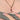 Antique T-Bar | Garnet Heart Cabochon | 9ct Rose