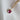 Bezel Peach Spinel Heart Pendant and Chain