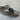 Antique Mid Silver Chain Ring with Oval Blue Sapphire