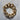 Vintage Yellow Chain Ring (Fits UK K-L / US 5.5-6)