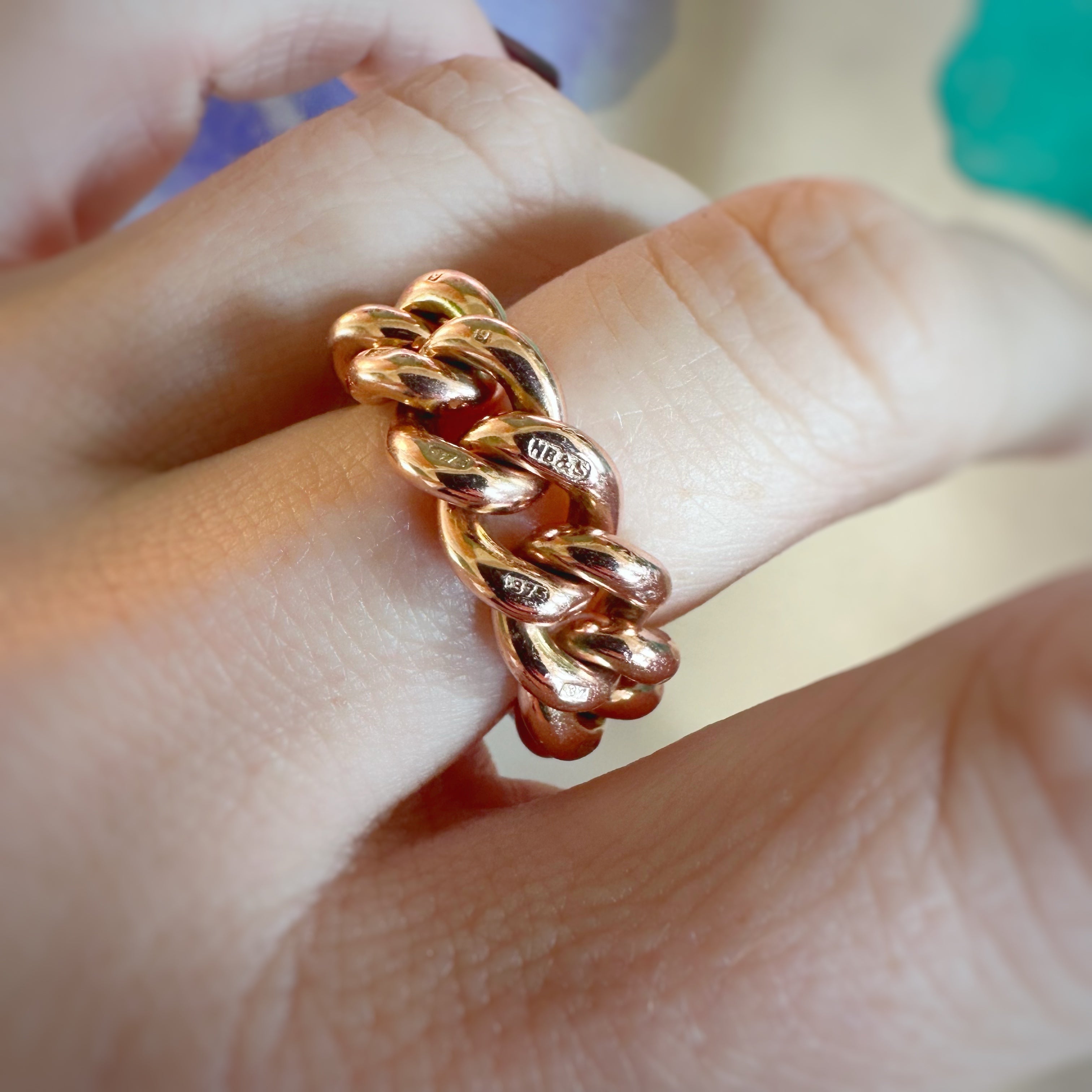 Extra Chunky Curb Chain Ring – The Piece London