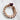 Trilliant Orange Tourmaline Chain Ring