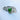 Moss Green Tourmaline Cabochon Chain Ring