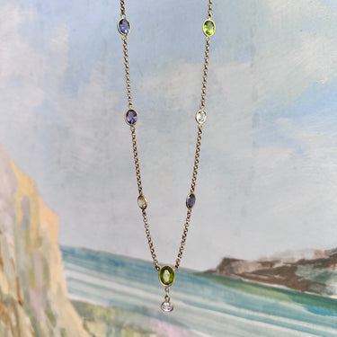 Incredible 14ct Multi Gemstone Necklace