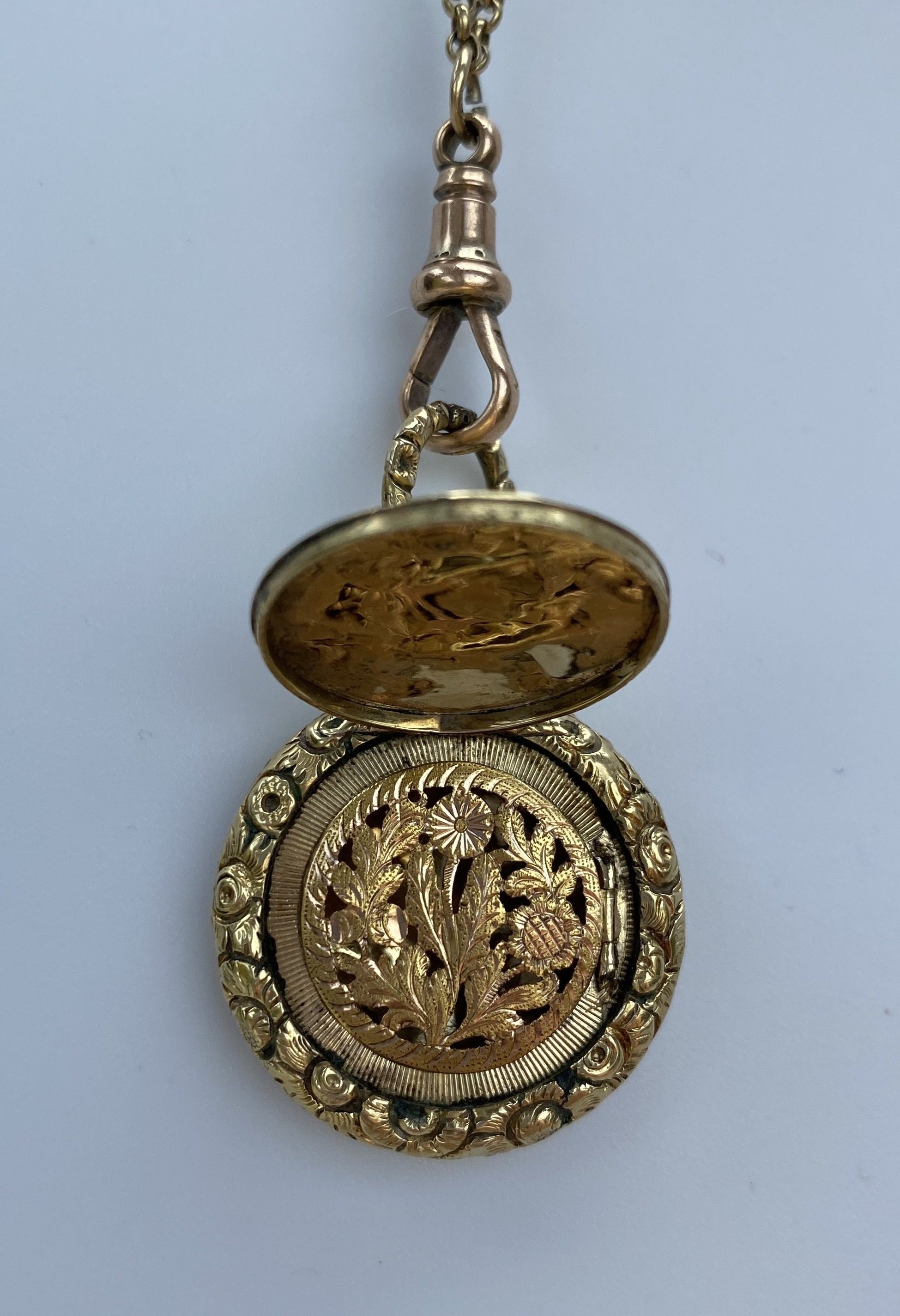 Rare Georgian 18ct Solid Gold Vinaigrette – The Piece London